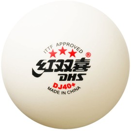 Nittaku NB1506 Table Tennis Balls, DHS-DJ, 3 Stars, 6 Packs