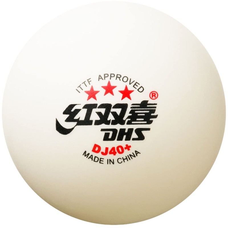 Nittaku NB1506 Table Tennis Balls, DHS-DJ, 3 Stars, 6 Packs