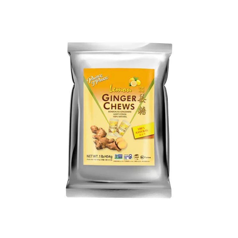Prince of Peace Ginger Chews, 1 Lb, OriginalLemon - Original