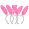 Set of 3 Easter Fabric Bunny Ear Headbands, Each 11.7