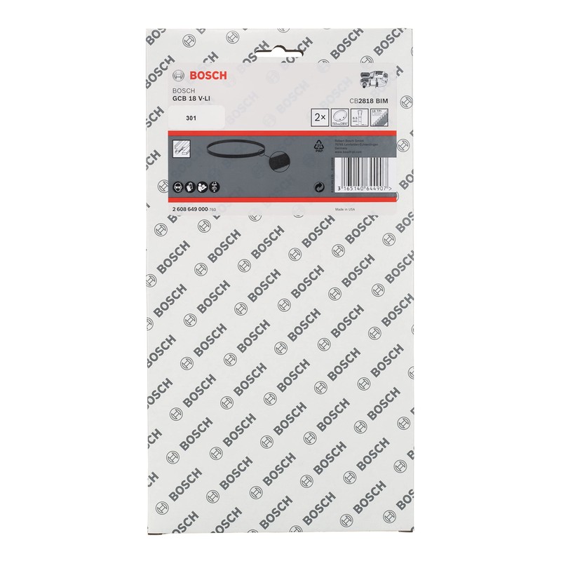 Bosch 2608649000 CB 2818 Bim Band Saw Blade, 18tpi, White