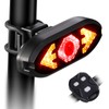 Bike Tail Light with Turn Signals Wireless Remote Control Waterproof