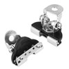 2Pcs Universal Iron Car Hood LED Work Light Bracket Off