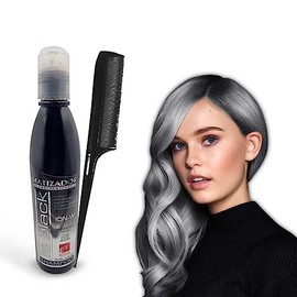 Shampoo Matizador Sin Sal y Sin Parabenos Le Black Negro Platinado, Matizador de Canas y Cabello Rubio, Protección UV para el Cabello, Platina y...   