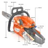 NEOTEC 62cc Gas Top Handle Chainsaw with 20'' Bar Chain
