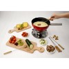 Fackelmann 31029 Fondue Forks Stainless Steel with Wooden Handle, Fondue