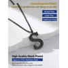 PROSTEEL Letter Necklace for Women Chain 20 Inch Plain Simple