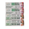 BioBag Compostable Freezer Bags, Clear, 4 & 6 Litre Combo,