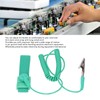 10Pcs Anti Static Wrist Strap PU Adjustable 1MΩ Resistor Long