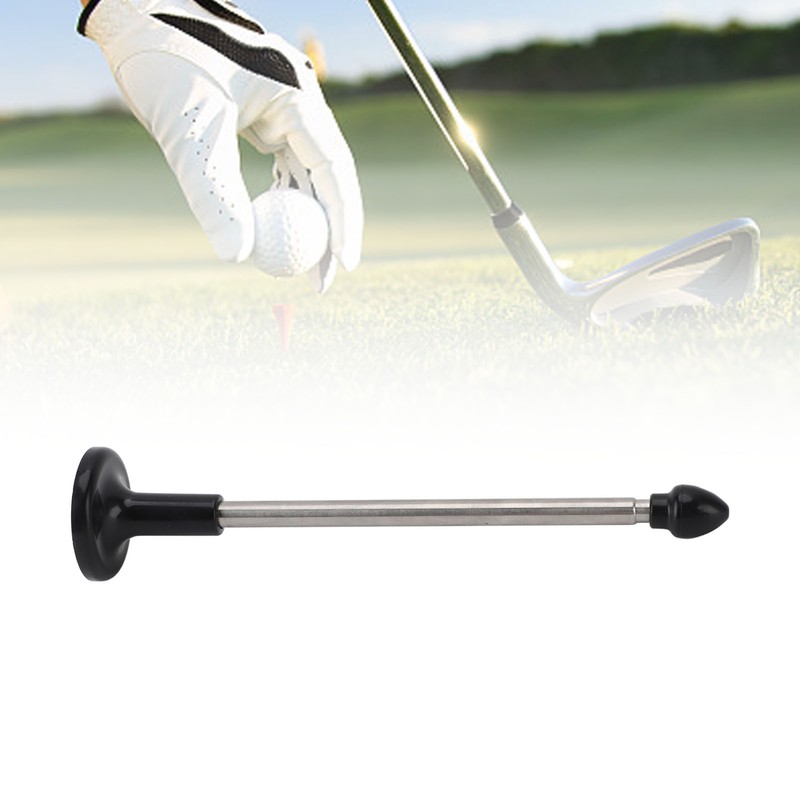 Golf Alignment Rod Stainless Steel Retractable Magnetic Club Alignment Stick