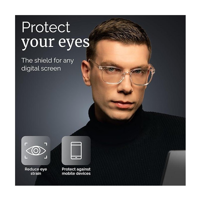 High Tech Blue Light Glasses - Advanced 99% Blue Light