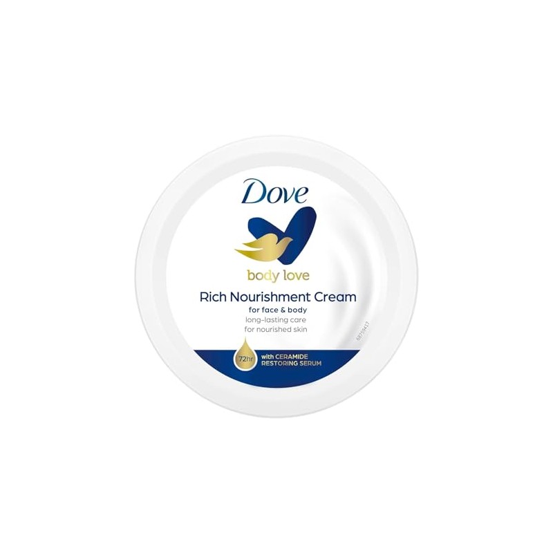 Dove Rich Nourishment Cream Hidratación Profunda Nutrición Larga Duración Crema