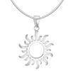 Vinani Sun Pendant with Sterling Silver 925 Italy Ason S