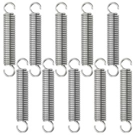 GUNGY Tension Springs with Hooks Stainless Steel Tension Spring 45 mm Outer Diameter 8 mm Wire Diameter 1.2 mm Maximum Tensile Force 4.20 kg 1.2 x 8 x 45 mm Pack of 10
