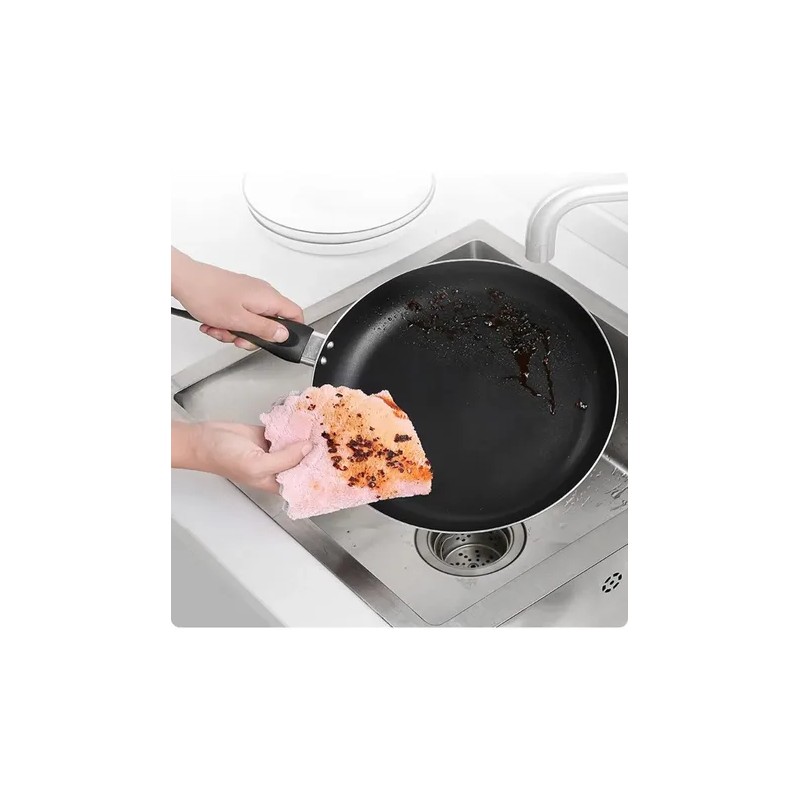 10 Trapos Secadores Cocina Felpa Sin Pelusa Super Absorbente