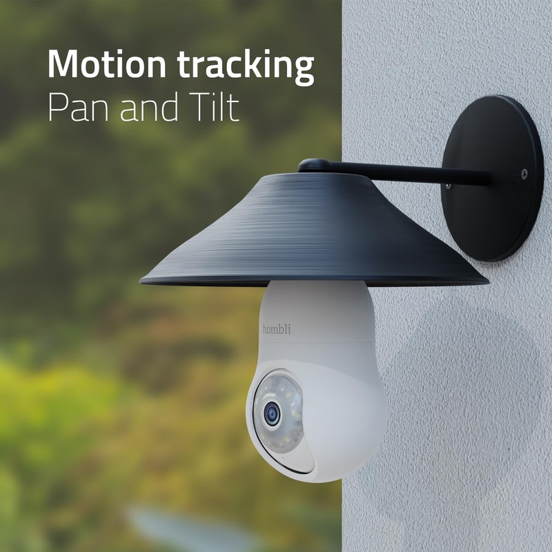 Hombli 2K QHD Outdoor Security Camera | E27 Bulb Socket