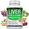 Herbal Liver Support Capsules – Milk Thistle, Dandelion, Artichoke, Turmeric,