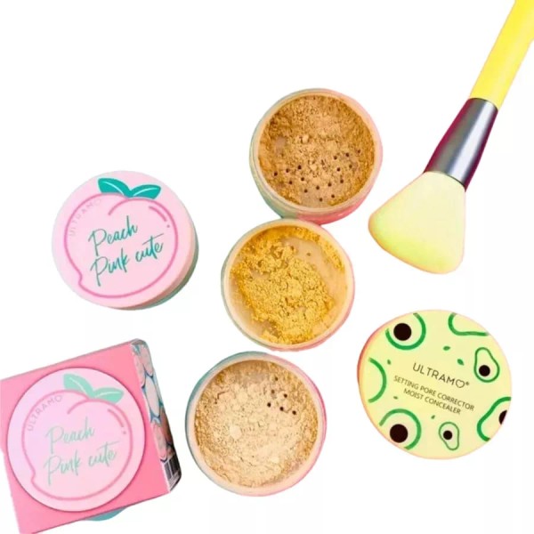 Ultramo Polvo Traslúcido Ultramo Sellador De Maquillaje Rostro Origi