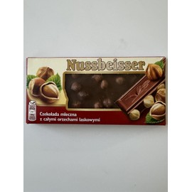Alpen Gold Nussbeisser Milk Chocolate with Whole Hazelnuts 100g (Pack of 3)