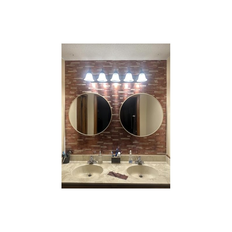 5 - Sheet Peel and Stick Backsplash Wall Tile, PVC