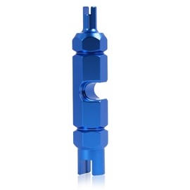 pawpoem Valve Core Remover Tool Kit Bike, Aluminum Alloy Bicycle Valve Extender Wrench for Tubeless and Road Bikes，Valve Core Removal Tool,Valve Removal Tool,Presta Valve Core Removal Tool
