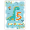 5th Birthday Invitations for Children's 5th Birthday Party Boys Dino