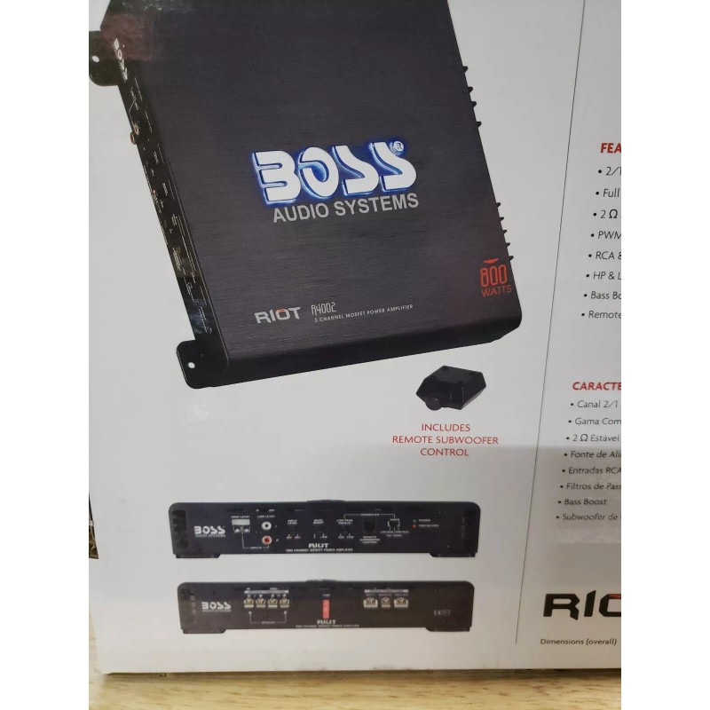 Boss Audio Riot R4002 Car Audio Class A/B 2 Channel