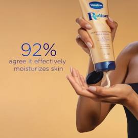 Vaseline Radiant X Firm & Restore Nourishing Body Lotion with Pro-Retinol & Niacinamide, 8 oz