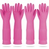 DABOGOSA Mamison 2 Pairs Reusable Waterproof Household Dishwashing Cleaning Rubber
