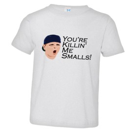 PleaseMeTees Toddler You're Killing Me Smalls Sandlot TV Quote HQ Tee-White-3