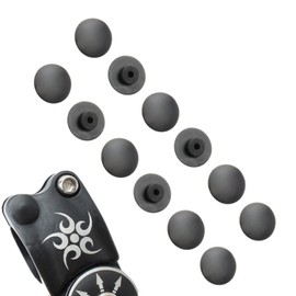 FJYXCHENXM 12 Pcs Headset Cover Screw Cap Professional Bike Dust Caps Rubber Stem Top Cover For Mountain Road Folding Bikes