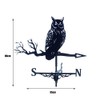 Stainless Steel Weather Vane Durable Retro Farm Scene Garden Stake