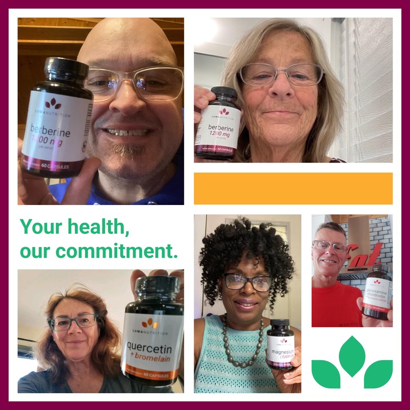 Luma Nutrition Berberine Supplement - Berberine HCL 1200mg Per Serving