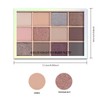 SUAKE Nude Eyeshadow Palette Makeup,12 Matte & Shimmer Shades, Pearlescent