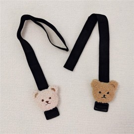 KANGQL Wrist Strap, Pram Wrist Strap Wrist Belt Hand Control Leash with Bear for Head Pushchair A