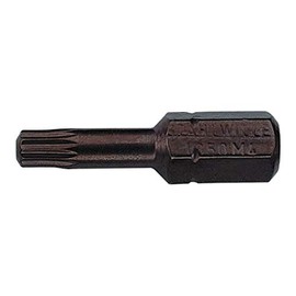 Stahlwille 08200013 1/4" Tri-Square (XZN) Screwdriver Bit, Size M10, 38mm Bit Length, C 8 Hex Drive Outside, High-Quality Steel, Tempered and Hardened, Made in Germany