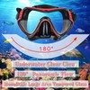 Diving Snorkel kit，Adjustable Panoramic View Anti-Fog Diving Mask，Snorkeling Gear for