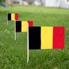 Anley Belgium Mini Flag 12 Pack - Hand Held Small