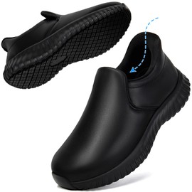 SOARHOPE Cook Shoes, Kitchen Shoes, Slip-On, Easy to Put on and Take Off, Waterproof, Oil-Resistant, High Grip, Non-Slip, Men's, Women's, Cooking Shoes, 3e Wide, Lightweight, Restaurants, Cooktops
