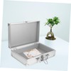 TEHAUX Aluminum Alloy Storage Box Portable Briefcase for Tools Documents
