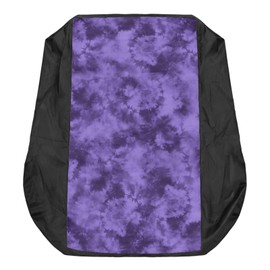 Tomeusey Purple Tie Dye Riding Lawn Mower Seat Cover Durable Tractor Seat Protector for Most Medium Tractor Lawn Mower Seat Cover