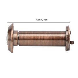 Door Viewer Wide Angle 220 Degrees, Haofy 1 Piece Peephole of the Door Viewer with Privacy Screen, Door Viewer Peephole Security Spy for Door Thickness 55 mm - 90 mm, Drill Hole Diameter 16 mm, for