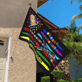 Autism Awareness Garden Yard Flag 3x5ft Banner Indoors Outdoors Perfect Decoration