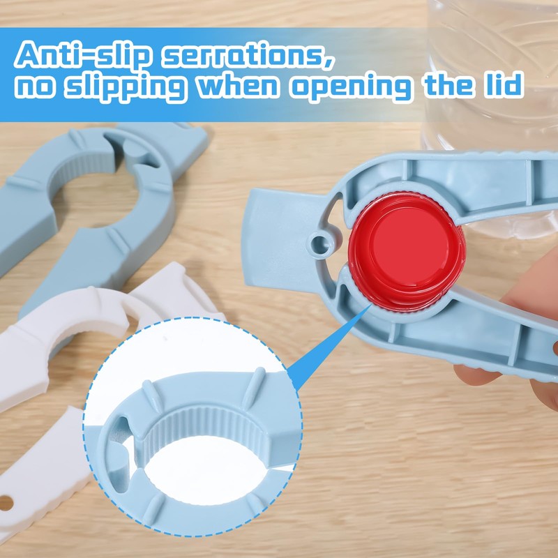 3Pcs Bottle Openers for Arthritic Hands, Multifunctional Plastic Bottle Can