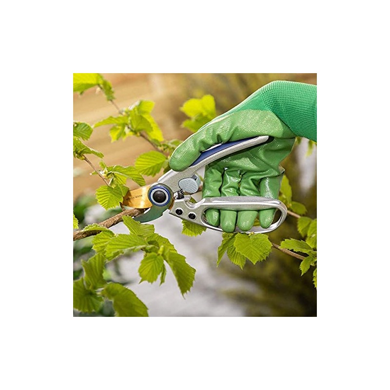 Alfresia Bypass Pruner Secateurs - Hardened Carbon Steel with Titanium