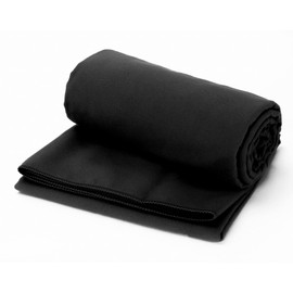 Microfiber Towel, Quick Dry Towel for Traveling, Super Absorbent Camp Towel,Ultra Soft Compact Sport Towel for Camping, Backpacking,Gym, Beach, Hiking,Yoga (40 x 80 cm, Black)
