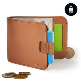 Distil Union CoinFold | Slim Travel Wallet | RFID Blocking Leather Bifold with Money Clip & MagLock