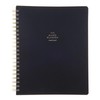 russell+hazel 2025 Vegan Leather Black Weekly Planner, 12 Month Calendar