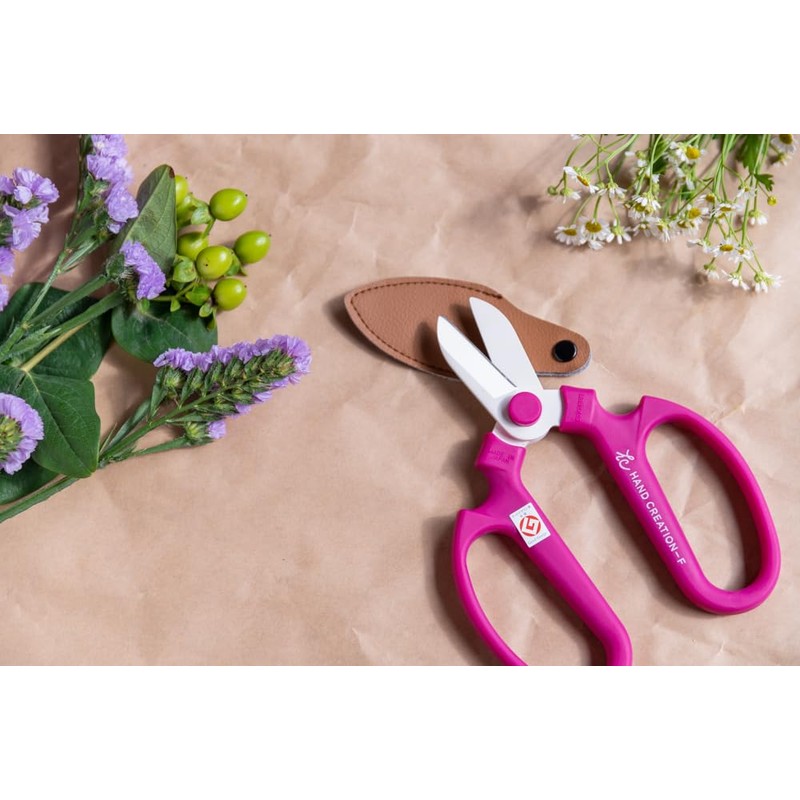 SAKAGEN HAND CREATION Flower Shears Type F-170 Scissors (Yellow)