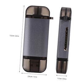 Gatuida Portable Card Reader Keychain Micro USB Office Supplies for Mobile Drone